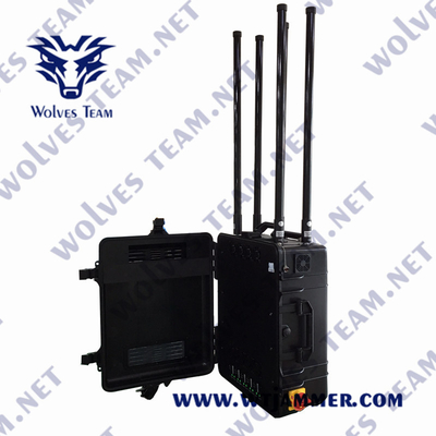 terrorismo militare dei canali 2G 3G 4G 5G GSM CDMA dell'emittente di disturbo 8 del segnale di 300W Lte l'anti