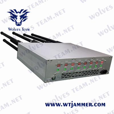 DCS 3G 4G 5G 240VAC 100m Lojack dell'emittente di disturbo del telefono cellulare di CDMA GSM