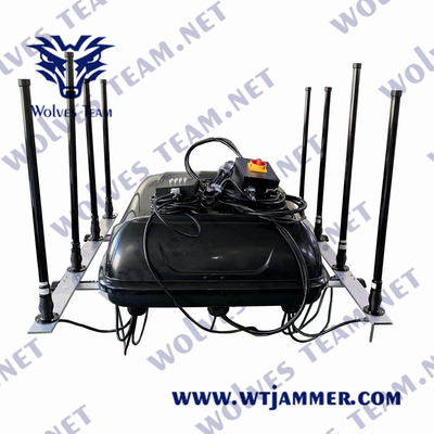 La DDS Lojack il GSM WIFI GPS 500 dell'emittente di disturbo del segnale del veicolo da 500 watt misura