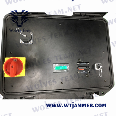 Batteria di riserva portatile CDMA dell'emittente di disturbo 500W 3G 4G 5G del telefono cellulare di GSM