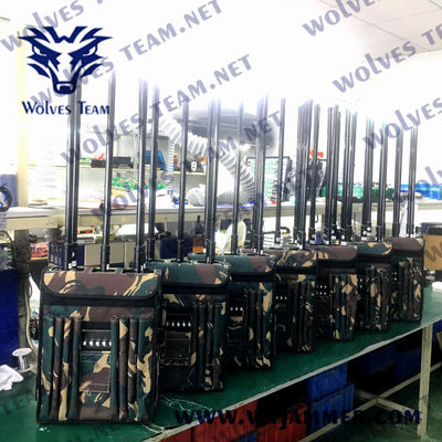 comprare Dispositivo di potenza regolabile Manpack RF Jammer 200 metri 4G 5G cellulare EOD online manufacture