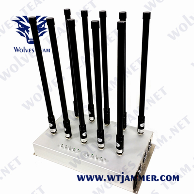 Emittente di disturbo 2g 3g 4g 5g Wifi 5.8g del segnale del telefono cellulare dell'antenna di adeguamento 12