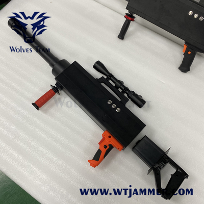 L'anti pistola interurbana dell'emittente di disturbo del segnale del fuco del Uav modella il telescopio DC-24V 8AH del laser di IR costruita in batteria