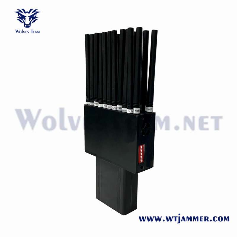22 emittente di disturbo rf 315/433/868MHz delle bande 2G 3G 4G 5G L1 L2 L5 Lojack WiFi GPS