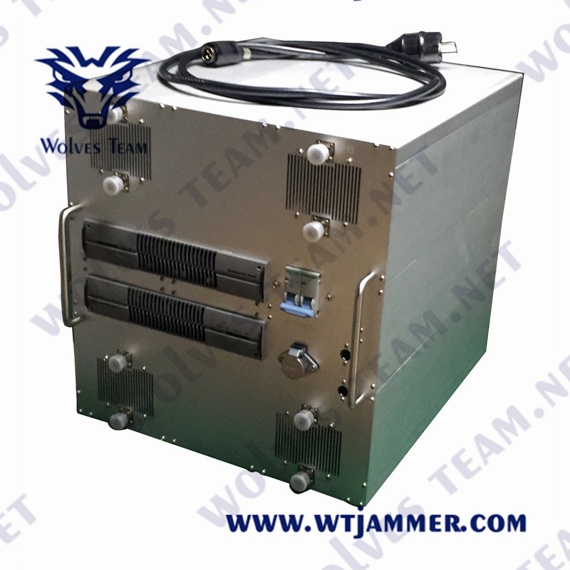 Cellulare 2g/3g/4g/5g/Wifi 2.4g/Gps Jammer Segnale Ad Alta Potenza Antenna Omnidirezionale Militare 1000 metri di portata