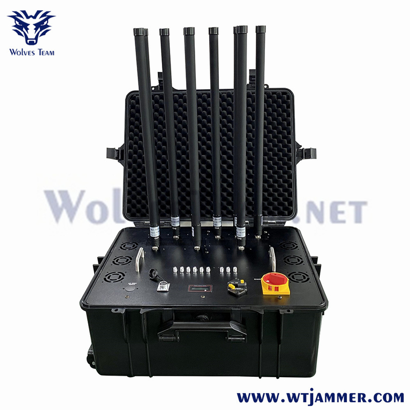 Tipo portatile 8 bande GPS WiFi GSM 3G 4G 5G segnale del telefono cellulare jammer prezzo di fabbrica