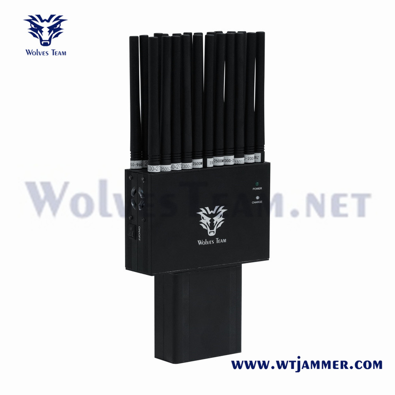 Al dettaglio 22 bande 2G 3G 4G 5G Jammer GPS portatile GPS Lojack WiFi GPS RF 315/433/868MHz Jammer