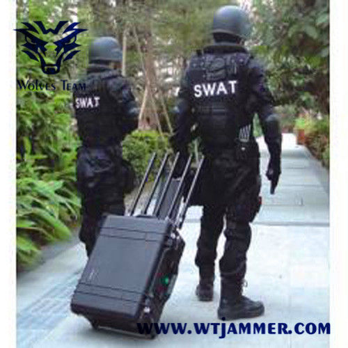 8 emittente di disturbo militare portatile di segnale WiFi di alto potere 200W GSM GPS 3G 4G 5G delle bande