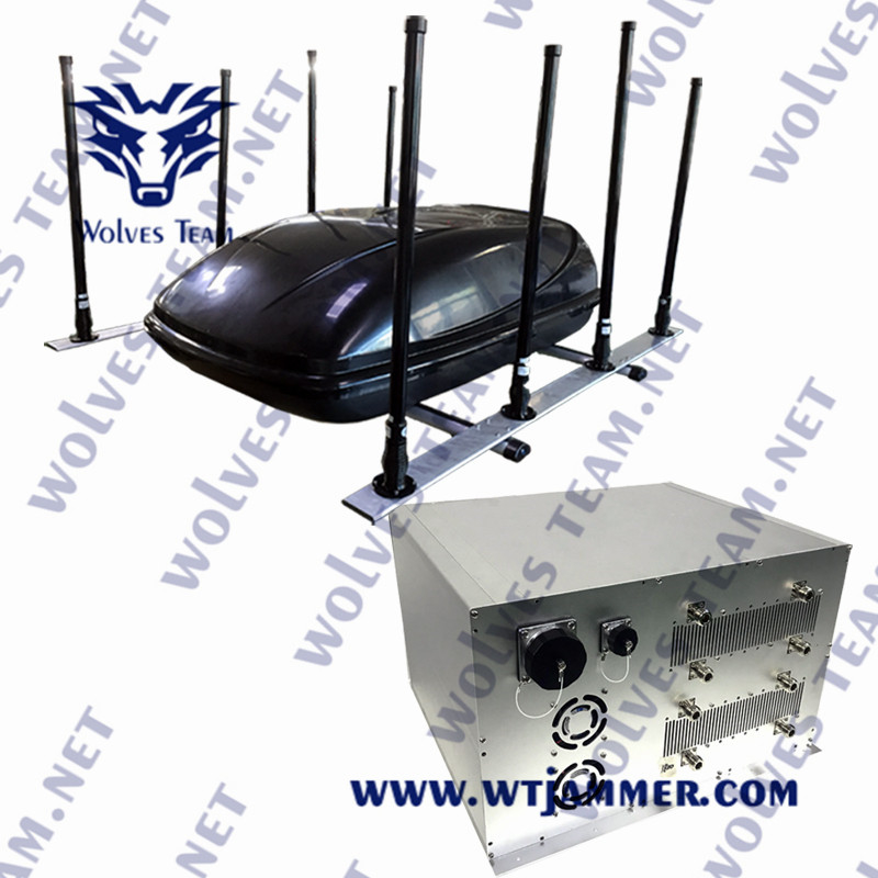 Frequenza ultraelevata 500W CDMA di VHF dell'emittente di disturbo 3G 4G 5G WIFI GPS del segnale del veicolo di GSM PCS