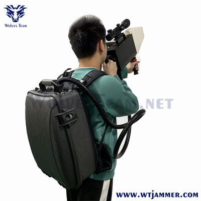 Zaino di sicurezza GPS WIFI5.8G Drone Signal Jammer 5000M Protezione VIP Militare