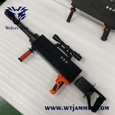 GPSL1 tenuto in mano portatile, WIFI2.4G, emittente di disturbo del fuco del segnale 5.8g con tempo di lavoro della batteria 1 ora