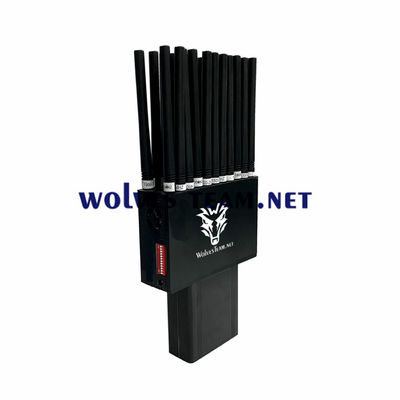 Stampo tenuto in mano rf 315MHz 433MHz 868MHz dell'emittente di disturbo di GPS di 22 bande