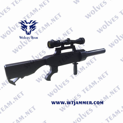 1000m Portable Uav Jammer 3 bande GSM Wifi 2.4G Wifi 5.8g GPS Signal Drone Jammer