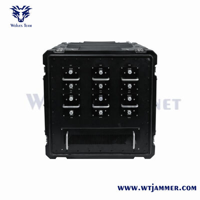 20-6000MHz con 500 metri di disturbo IED Bomb Jammer in lega di alluminio GPS VHF UHF 2G 3G 4G 5G WIFI5.8G
