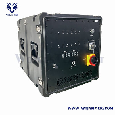 Sistema di interferenza del segnale montato sul veicolo che copre 2G 3G 4G GPS WIFI e frequenze 5.8G per la sicurezza del convoglio militare