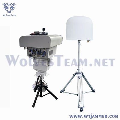Sistema anti-UAV Rilevamento droni Segnale drone Jammer 10km