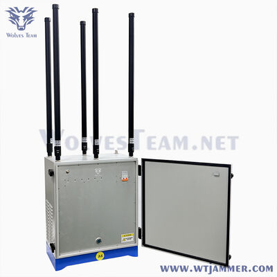 Detezione 1,5 GHz 2,4 GHz 5,8 GHz 400 MHz 900 MHz 1,2 GHz Drone Jammer