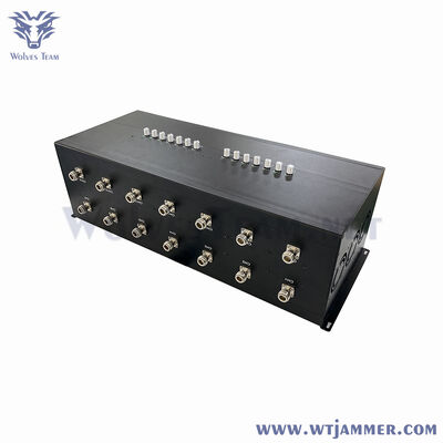 100W 14 Band Desktop Signal Jammer Blocchi 5g WiFi GPS 4G 3G 2G