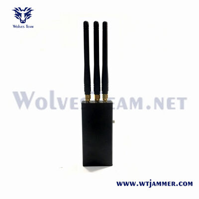 Jammer di segnale cellulare portatile 2G/3G/4G a 3 canali da 6 W
