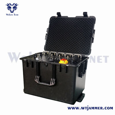 Full Band 10 Bands 240W High Power Portable Signal Jammer supporto GSM 3G 4G 5G