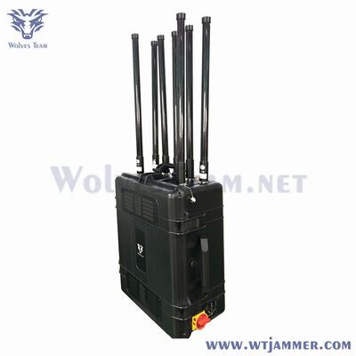 7 bande 700W Full Frequency Portable RF Cellular Wi-Fi Signal Jammer Blocker
