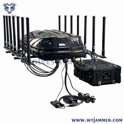 Blocco impermeabile montato su veicolo con 8 antenne a 8 bande da 400 W | per convogli sicuri e operazioni sul campo