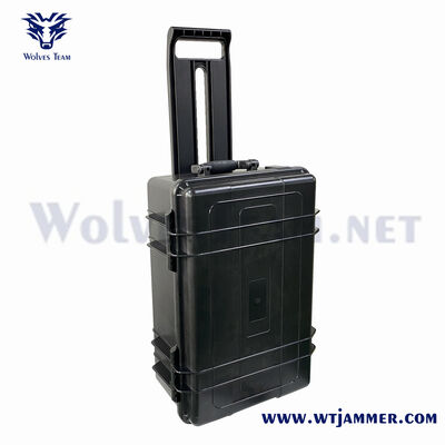 7 canali 50W portabile trolley cassa Multi Band Signal Blocker per ufficio e residenziale schermatura