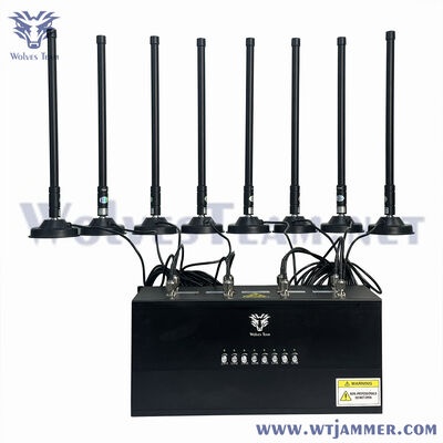 12 canali Full-Band Signal Jammer con antenne magnetiche, 600W Block Range fino a 300m