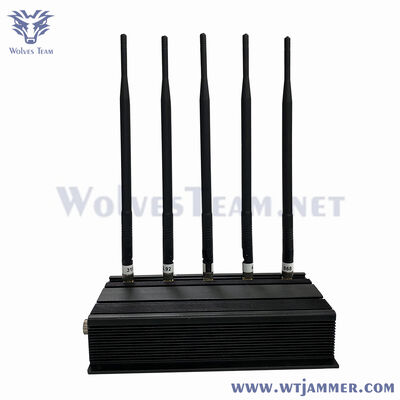 14 canali 300W Full Band Desktop Signal Jammer 2G/3G/4G/5G/WiFi/Drone