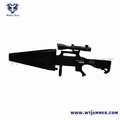 Pistola jammer per droni multibanda ad alte prestazioni con raggio di 500-1000 m e antenna direzionale incorporata