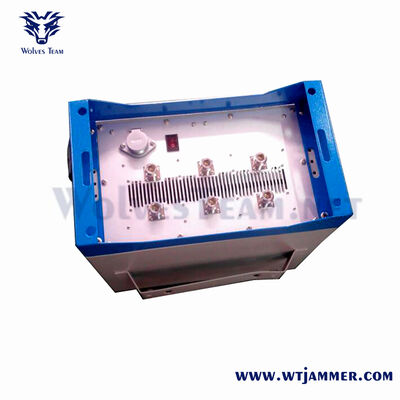 High Power Waterproof 180W 2.4G 5.8G Drone Wifi Signal Jammer con 6 bande