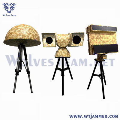 Camo Security Defense Gun Shape Radio Recording Jammer For Outdoor Applications
