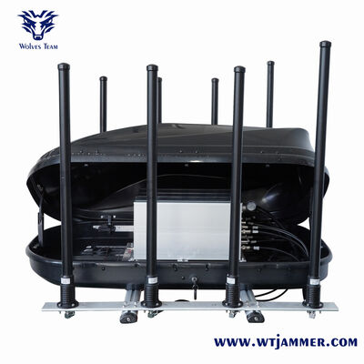 DDS Full Band Walky-Talky TETRA 800w Veicolo GPS Jammer 1000m