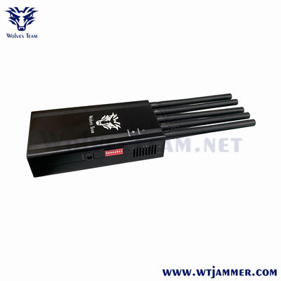Portable Cell Phone Jammer Cellulare GSM 3G 4G 5G WIFI GPS Blocker 20 metri Può essere montato in auto