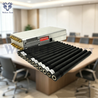 Lightweight 12 Watt Handheld 12 Channels Signal Jammer 2G 3G 4G WiFi GPS 315 433MHz Cell Phone Signal Blocker for Security Application in Vietnam