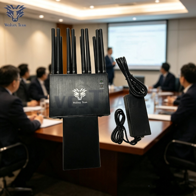 Disturbatore portatile Bluetooth WiFi con più antenne per pattugliamento esterno