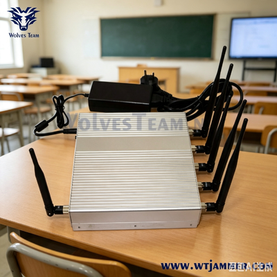 Jammer Wireless da Interno ad Alta Potenza Soluzione di Blocco Segnale Full Frequency per Bloccare Comunicazioni Radio Non Autorizzate e Rafforzare la Sicurezza Interna