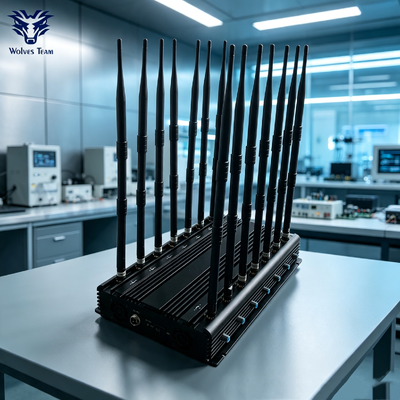 20-50 metri Jammer per 3G 4G 5G WiFi UHF VHF GPS Lojack per siti di sicurezza nazionale