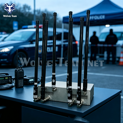 Blocco Segnale Wireless Full-Band con 8 Antenne Regolabili per Riunioni Governative e Operazioni Temporanee delle Forze dell'Ordine