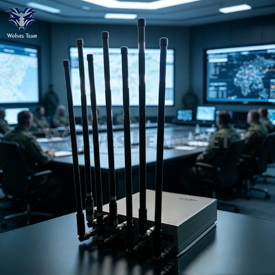 50-300M Antenne Regolabili a Banda Intera Inibitore di Segnale Anti-Intercettazione per Siti Sicuri dei Servizi di Intelligence
