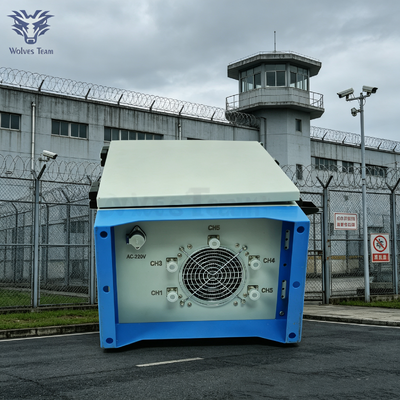 High Power Waterproof 500-2000M 2.4G 5.8G Drone WiFi & GPS Signal Jammer Anti-UAV Blocker for Large African Prisons and Correctional Facilities