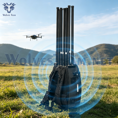 50-300M Manpack Drone Signal Jammer per le Forze Armate e le forze dell'ordine