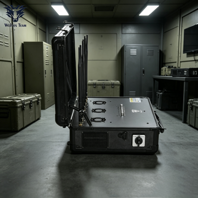 500M Tactical Outdoor Signal Jammer Built‑in Battery Custom Channels And Power for Field Law‑Enforcement Use