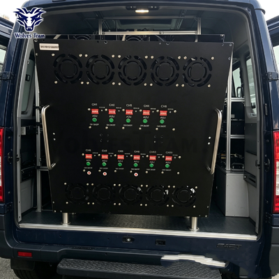 2000KM High‑Power Tactical In‑Vehicle Wireless Suppression System Anti‑Tracking And Anti‑Drone RF Signal Blocker