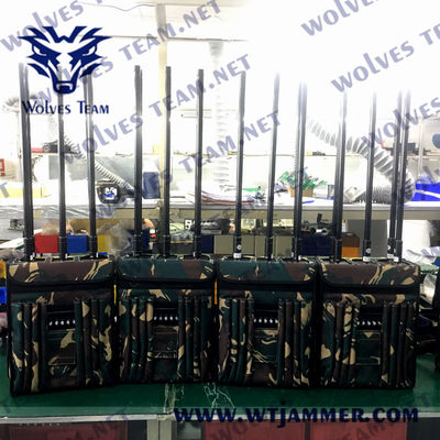 90W GPS WIFI 5.8G Drone Signal Jammer Militare 920MHz 5 bande