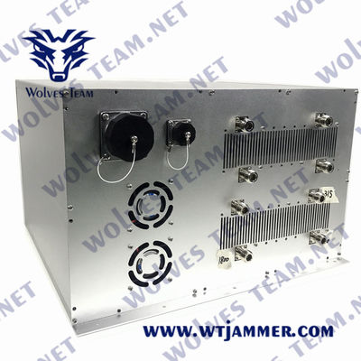 DCS PCS WCDMA Bomb Jammer per veicoli militari 330W Bloccante di ricezione dei telefoni cellulari