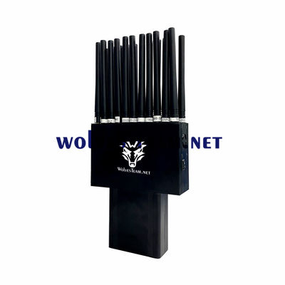 22 bande 22W RF Signal Jammer Telefono cellulare GSM 3G 4G 5G Wifi GPS Lojack
