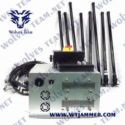 AC240V IED Bomb Jammer CDMA GSM 3G 4G 5G GPS 8 bande 5dBi