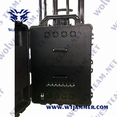 Aggiustabile di alta potenza segnale GSM jammer impermeabile PC 3g 4g 5g Tutti