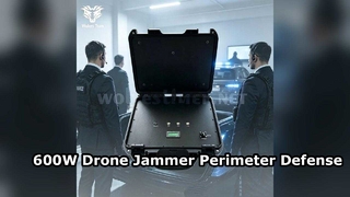 Jammer di segnale da interno da tavolo compatto con valigia da trasportare a mano, facile da trasportare per sale riunioni